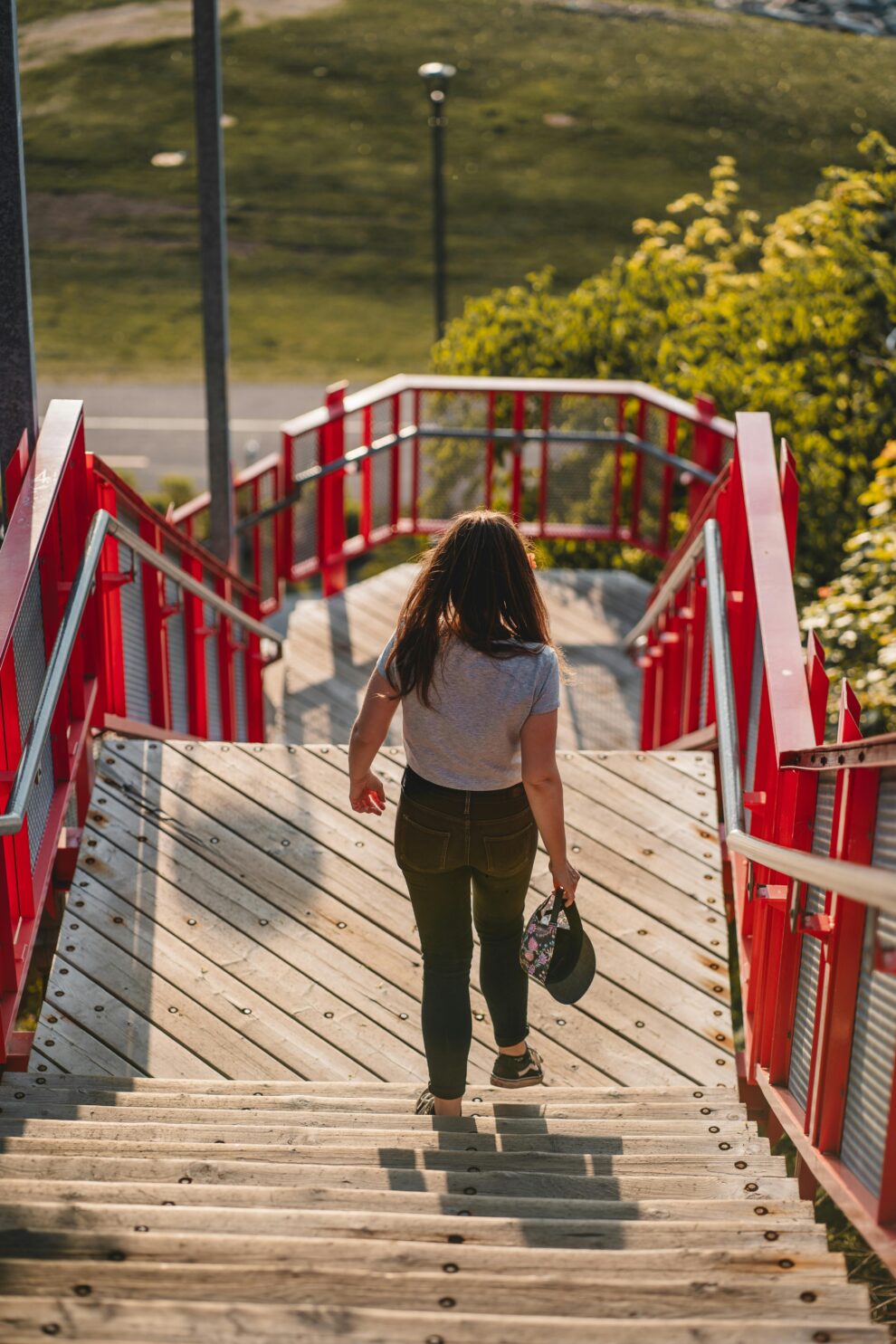 Les escaliers rouges de Lévis